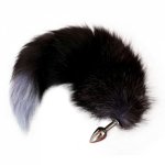 Fox Tail Butt Anal Plug Sexy Romance Sex Insert Stopper Funny Adult Gift Toy