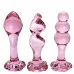 Sex Pyrex Glass Dildo Artificial Dick Male Penis Anal Butt Plug Adult Masturbator Sex Toys For Women BDSM Spiral Glass Dildo