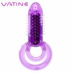 VATINE Sex Toys for Men Male Masturbation Clitoris Stimulator  Vibrator Penis Ring Delay Ejaculation Ejaculation Delay Cock Ring