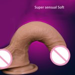 Skin feeling Realistic Dildo soft dildos anal Huge Big Penis With Suction Cup Sex Toys for Woman Strapon Female ass Masturbation