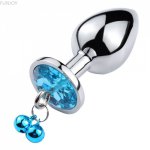Woman Gay Sex Toys SM Products Metal Bell Anal Plug Round Expansion Device Stainless Steel Expander Vagina Masturbator For Man