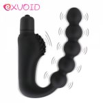 EXVOID Sex Toys for Women Dildo Silicone Butt Vibrating Plug Anal Beads Vibrator Anal Vibrator G-spot Prostate Massager