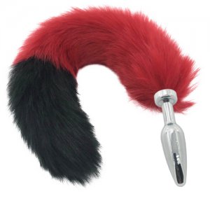 Sexy Toys Metal Fake Fur Fox Dog Tail Anal Plug Butt Plug Flirt Anus Plug For Women Adult Games Product For Couples