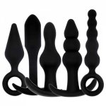 DINGYE Silicone Anal Sex Toy Butt Plug Prostate Massager Anal Massager Sex Toy Sex Product for Man and Beginner