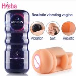 Realistic vibrator Sex Cup Pussy Oral 3D Deep Throat Artificial Vagina Male Masturbator Oral anal Sex Toys Products for Men