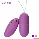 VETIRY 20 Speed Powerful Bullet Vibrator Remote Control Vibrating Egg Clitoris Stimulator G-Spot Massager Sex Toys for Women