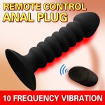Sex Shop Wireless Remote Anal Dildo Male Prostate Massager Strong Sucker Unisex G-spot Stimulator Anus Penis Vibrator Sex Toys