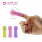 EXVOID Finger Vibrator Silicone G-spot Massager Sex Toys for Couples Women Lesbian Clitoris Stimulator Sex Shop Adult Products