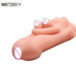 Zerosky, Silicone Male Masturbator for Man Mini Pocket Realistic Vagina Real Pussy Penis Pump Erotic Toys for Men Zerosky