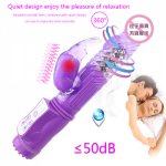 10 Speed Sex G Spot Dildo Vibrators Rabbit Clitoris Stimulator Vibrator Turn Beads 360 Rotating Masturbator For Women Adult Toys