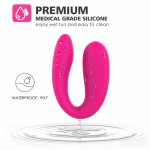 Multi-frequency Wireless U-shape Egg Panties Wearable Sex Clit G-spot Vibrator Vibe Dildo for Women Men Couples Lover Sex Toy