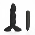 10 speeds Bullet Vibrator, Anal Prostate Massager, Anal Beads Plug Masturbation Vibrators, Butt Plug Anal Sex Toys for Men Women
