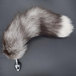 Fox, Fox Tail Anal Toys Plush Silica Gel Plug BDSM Sex Toys for Women Man Couple Gay Toy Cosplay Anal Tail Homosexual Animal Tail
