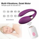 G Spot Dildo Rabbit Vibrator for Women Dual orgasm flirting Wireless Rechargeable Finger Vibrating Massager Wand Couple H4
