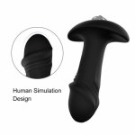 2 In 1 Vibrating Anal Butt Plug Adult Sex Toys For Couples Prostate Massager Waterproof Anal Vibrator Stimulator  United States