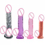 Erotic Jelly Big Dildo Not Vibrator Anal Penis Suction Cup Realistic Anal Butt Dildo Adult Sex Toy for Women C50