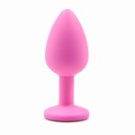 Adult Product Silicone Anal Plugs Diamond Sex Toys for Man Woman Anus Stimulator Prostate Massage BDSM Bondage Flirting Tail Toy
