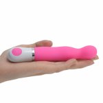 LOAEY 7 Speeds Silicone G-spot Flirting Vibrator, Silence & Powerful G-spot Vibrating Massager, Long Press Sex Toys For Female
