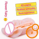 SexShop 5 Type Realistic Vagina Sex toy male masturbator artificial vagina pussy Masturbation Adult Sex Toys For Men Masturbator