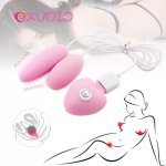 EXVOID Sex Toys for Women Clitoris Stimulator Vibrators for Woman USB Charge G-Spot Massager Double Jump Egg Egg Vibrator