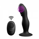 Wireless Remote Anal Dildo Vibrator Prostate Massager G-spot Stimulator 10 Speeds Charging Anal Penis Vibrator Sex Toys for Men