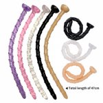47cm Super Long Anal Plug Anal Sex Toy Spiral Shape Soft Silicone Butt Plug With Suction Cup For Female Male Gay Masturbation
