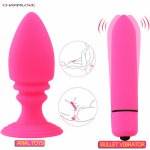 Charmlove Bullet Vibrator Massage Clitoris Stimulator G-spot Nipple Clip Anal Plug Sex Toys for Women Men Couple Masturbate