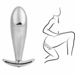 Stainless Steel Anal Plug Proatate Masaager Butt Plug G-spot Vaginal Stimulation Ass Masturbator Sex Toys for Adults Woman Man