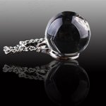 Candiway Crystal Glass 35mm Vaginal Ball With Metal Chain Anal Prostate Stimulate Unisex Adult Intimate Toys For Women Men