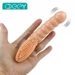 Powerful Dancer Finger Dildo Vibrators G Spot Nipple Clitoris Anal Stimulator Personal Fingers Body Massagers Sex Toys For Woman