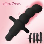 Anal Vibrator For Men Masturbator Anal Sex Toys 10 Speed Vibration Bullet Adult Sex Products Silicone Vibrating Dildo Butt Plugs