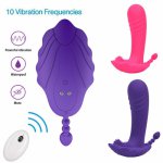 Wearable Butterfly Vibrator Vibrating Panties Sex Toys for Adults Women Remote Control Vagina Clitoris Massager Masturbator
