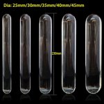 230mm long smooth glass dildo big penis double dildo anal plug adult sex toys for woman lesbian large dildos for women