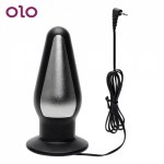 OLO Anal Vaginal Plug Medical Themed Toys Sex Toys for Men Women Electric Shock Big Butt Plug G-spot Massager