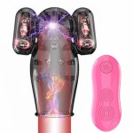 12 modes Ghost Exerciser Penis Sex Toys for Men Glans Vibrator Penis Sleeve Enhancement Delay Lasting Glans Trainer Masturbator