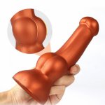 3 Size Gold Black Big Dildo, Huge Suction Cup Dildo Silicone Realistic Penis Conslador Sex Toys For Woman Consolador Anal Dildo.