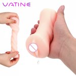 VATINE Male Masturbation Sex Toys for Men Male Aircraft Cup 4D Realistic Vagina Soft Tight Pussy Sex Products