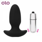 OLO Prostate Massager Bullet G-spot Silicone Anal Plug Butt Plug Jumping egg Male sex toys Sex Shop