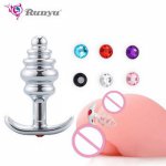 Anal Plug Butt Plug Unisex Jewelry Anal Dilatation Dildo Anal Sex Prostate Adult Toys For Men Women Anal Trainer For Couples