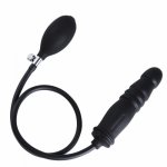 Silicone Inflatable Anal Plug Inflate Anal Butt Expandable Anal Dilator Air-filled Pump Dildo Adult Sex Toys for Women Men Gays