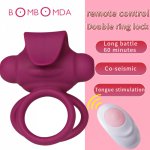 Penis Vibrator Sex Toy for Men Orgasm Masturbator for Couple Wireless Remote Penis Cock Vibrator Ring Vibrating Products Women