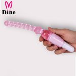 DIBE G-Spot Massager Adults Sex Shop  Sex Toys for Couples Masturbation Dildo Vibrator Stick Long Anal Butt Plug Beads Silicone