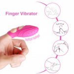 G-Spot Finger Sleeve Vibrator Women Masturbate Clitoris Massager Dancer Shoes Shape Vaginal Stimulator Sex Toy for Couples