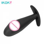 Ikoky, IKOKY Anal Plug Butt Plug G-Spot Erotic Prostate Massage Vagina Stimulate Portable Silicone Sex Toys For Women Men Gay