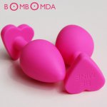 Anal Dildo Sex Toys products Butt Plug Heart-shaped Anal Plug Sex Toy For Couples O3