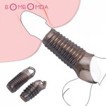 Adults Sex Toy for Men Silicone Penis Ring Vagina Condom Ribbed Multi Functional Dildo Girth Enhancer Anal Butt Plug Dick Sleeve
