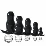 Sex Products 5 Sizes Hollow Anal Plug Butt Plug Anal Dilator Enema Soft Speculum Prostata Massager Sex Toys for Woman Men