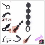 1PCS Silicone Anal Plug Adult Products Anal Sex Toys for Men Women Prostate Massager Black Butt Plug for Beginner Erotic Toys