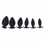 Hot Sale!!! Silicone Anal Plug Butt Plug Anal Dilator Erotic Toys Adult Sex Toys For Men And Women Gay Anal Sex products 6 Sizes