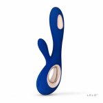 Lelo, Wibrator z kiwającym ruchem główki - Lelo Soraya Wave   Niebieski